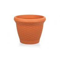 Горшок с поддоном Плетение 42л d50см h38см