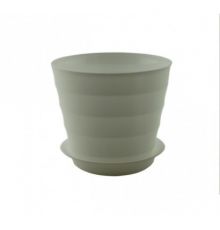 Горшок ЛАУРА 0,7л d11,5см h10см с поддоном