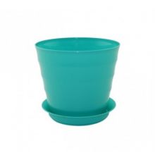 Горшок ЛАУРА 0,7л d11,5см h10см с поддоном