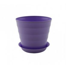 Горшок ЛАУРА 0,7л d11,5см h10см с поддоном