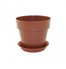 Горшок ПРОТЕЯ 0,7л d11,5см h10см с поддоном
