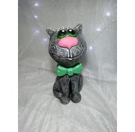 Фигура Котик в бабочке (однот) 18*21*36см