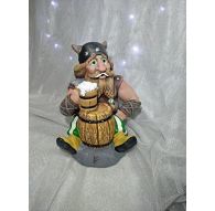 Копилка Викинг с кружкой Феху (цвет) 26*25*29см
