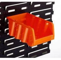 Органайзер настенный с лотками  740х170х375мм оранжевый