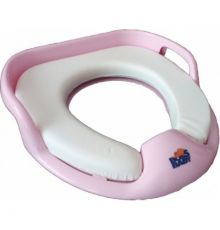 Накладка детская на унитаз мягкая Boss Baby роз.