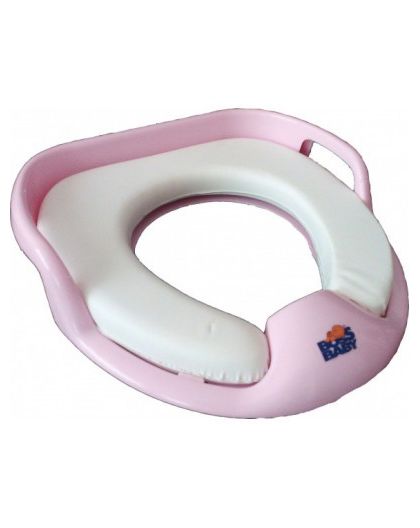 Накладка детская на унитаз мягкая Boss Baby роз.