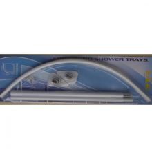 Карниз для ванной комнаты дуга цветной Zalel 90*90 (блистер)