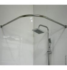 Карниз для ванной комнаты дуга хром Zalel 90*90 (блистер)