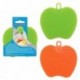 Щетка для мытья посуды, овощей и фруктов Вкусное яблоко 11*11см (силиконовая)
