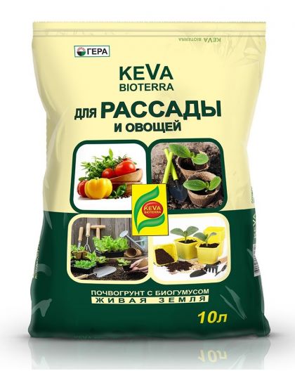 KEVA BIOTERRA для Рассады и Овощей 10л