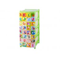 Комод №2 с рисунком Алфавит английский