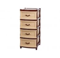 Комод Классика (плетенка) 4-х секционный