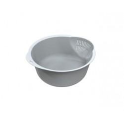 Чаша для мытья круп Krita (снежно-белый) 230,4х206,6х101,3 мм