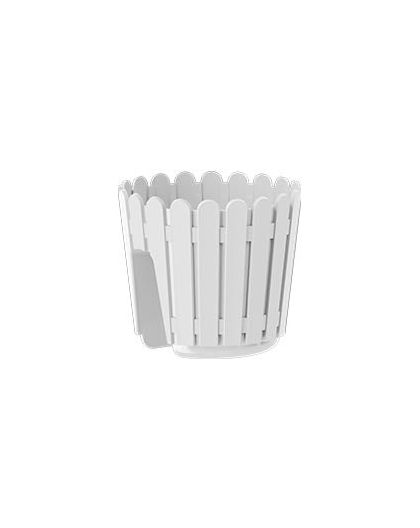 Кашпо на перила LANDHAUS railing d30, h21 см белый (white) 4,3л