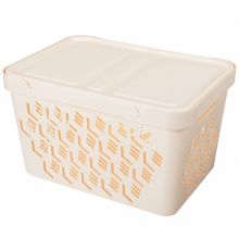 Ящик с крышкой 18л универсальный DELUXE 380*276*220мм