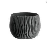 Кашпо SANDY BOWL без вкладыша d18, h13,8см 1.4л антрацит (antracytowy)