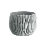 Кашпо SANDY BOWL без вкладыша d29, h19см 3,9л св. серый (kamienny szarny)