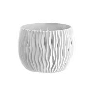 Кашпо SANDY BOWL без вкладыша d29, h19см 3,9л белый