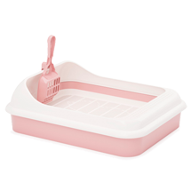 Набор для кошек Лекси (туалет-лоток, совок) розовый